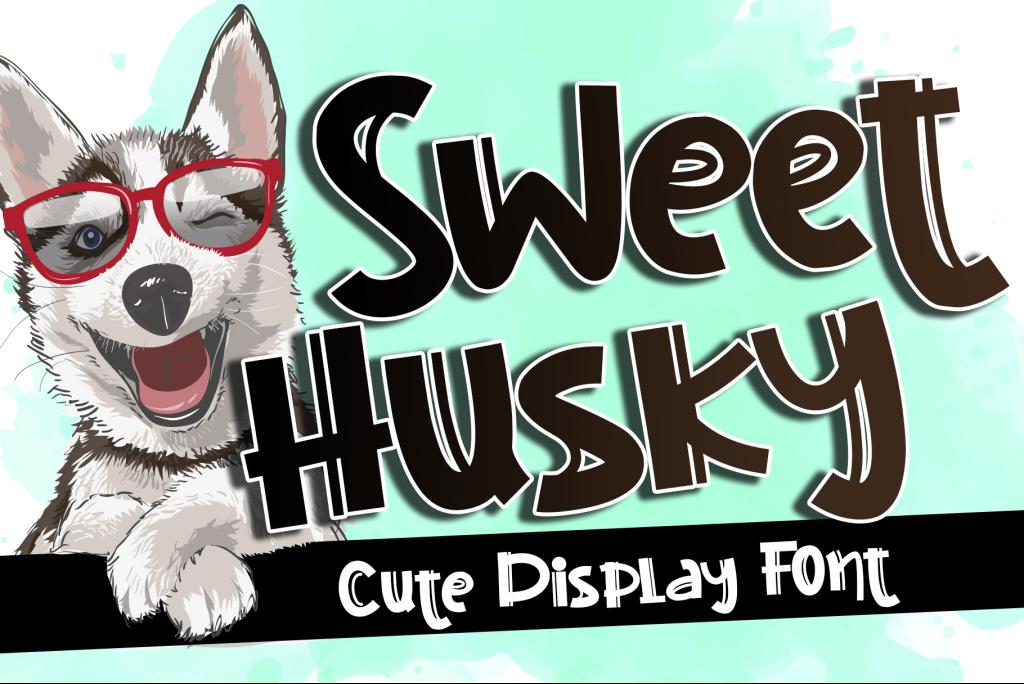 Sweet Husky illustration 2