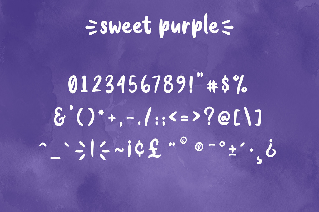 sweet purple illustration 2