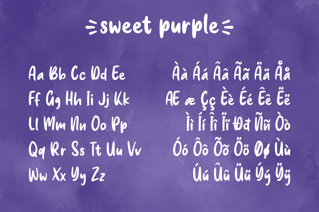 sweet purple illustration 3