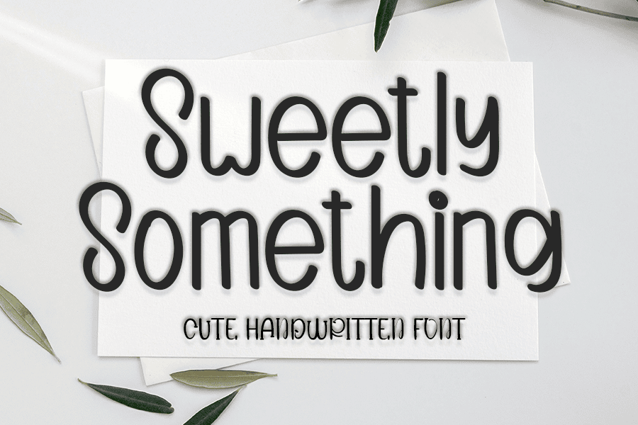 Sweetly Something Font · 1001 Fonts