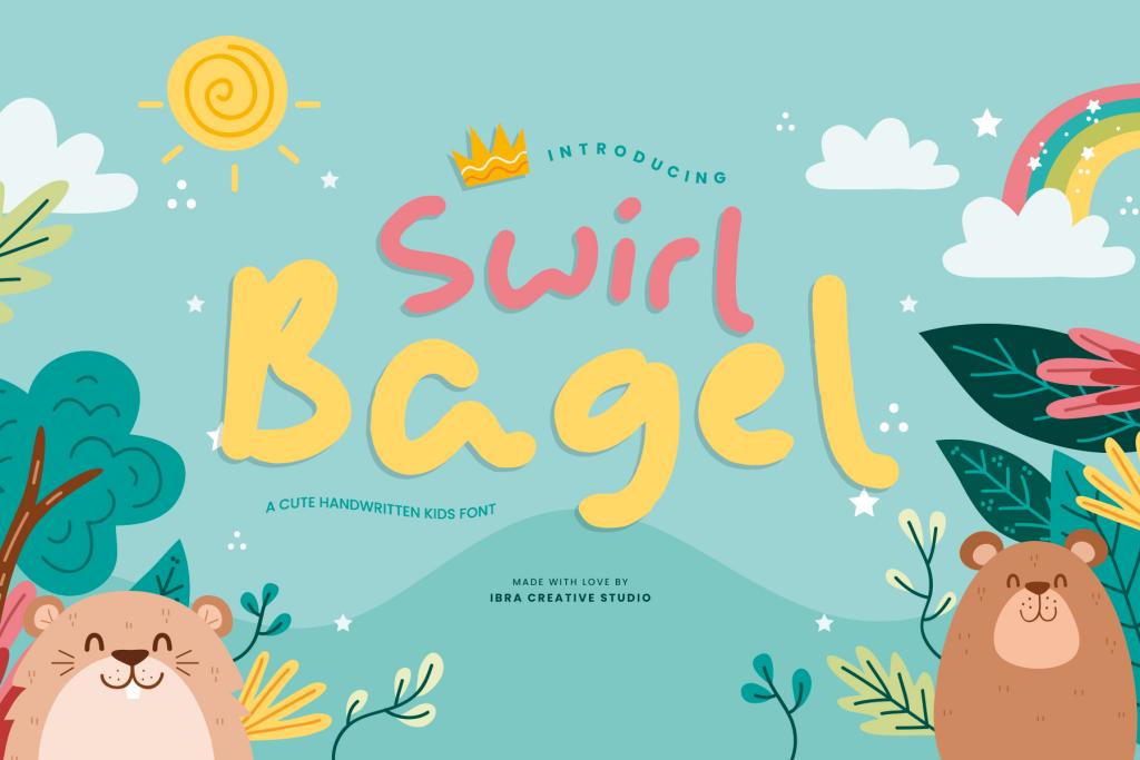 Swirl Bagel Personal Use illustration 4
