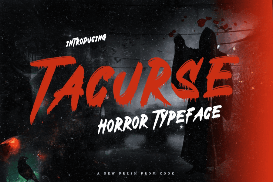 Tacurse Font · 1001 Fonts