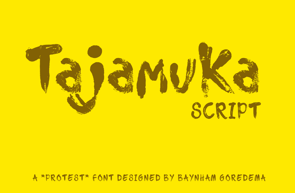 Tajamuka Script illustration 8