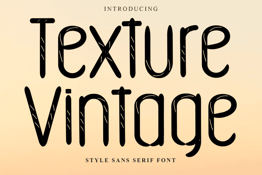 Texture Use Font Texture Vintage Font · 1001 Fonts