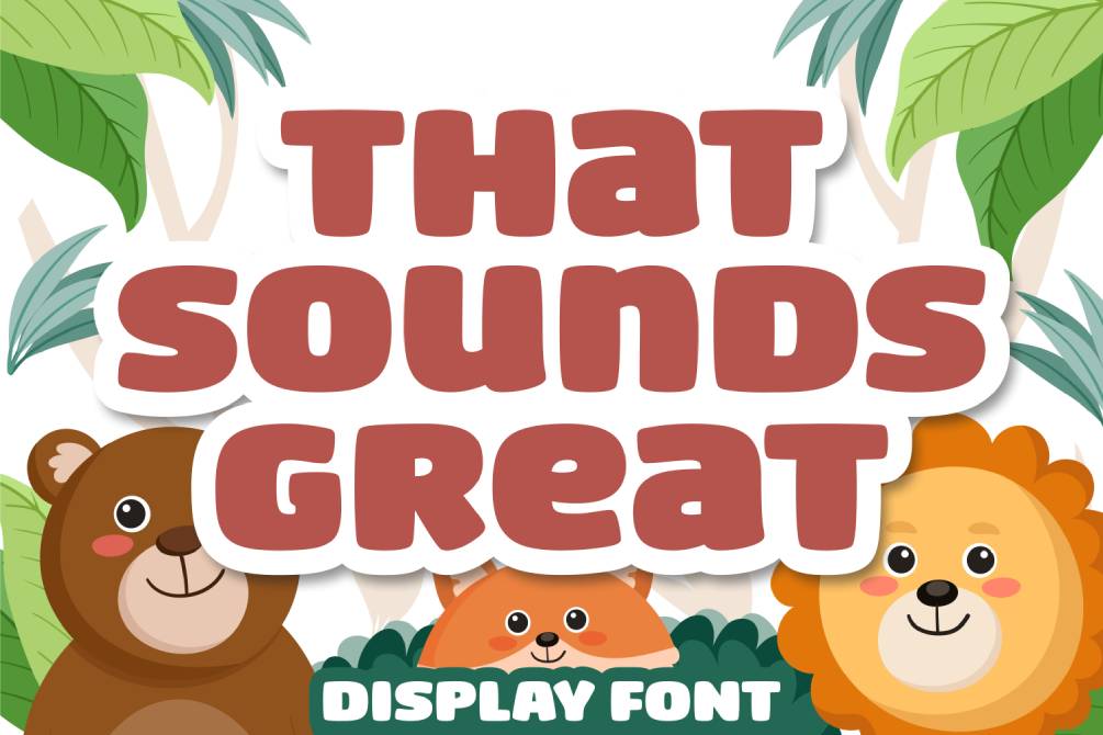 That Sounds Great Font · 1001 Fonts