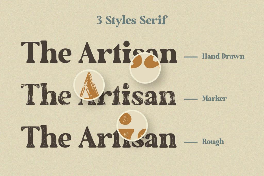 The Artisan Marker Serif illustration 3