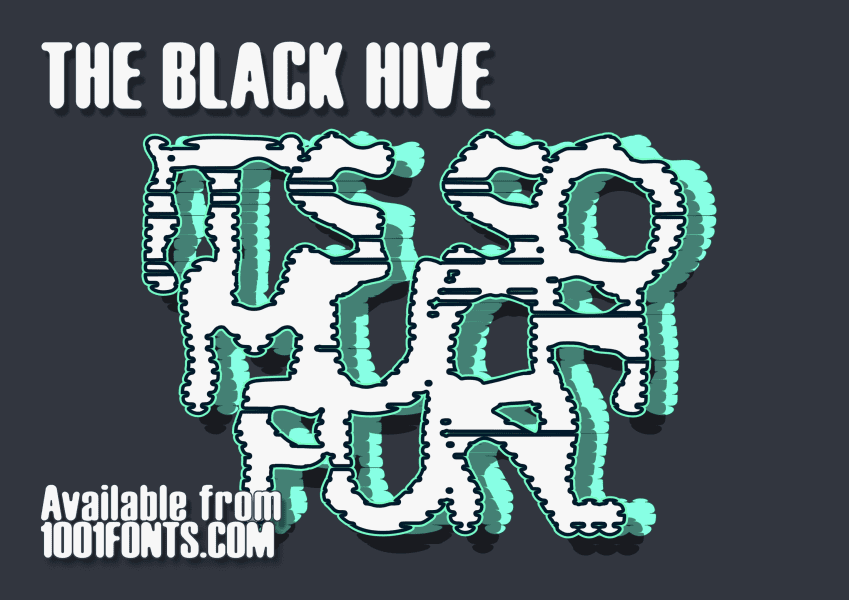 The Black Hive Font Family · 1001 Fonts