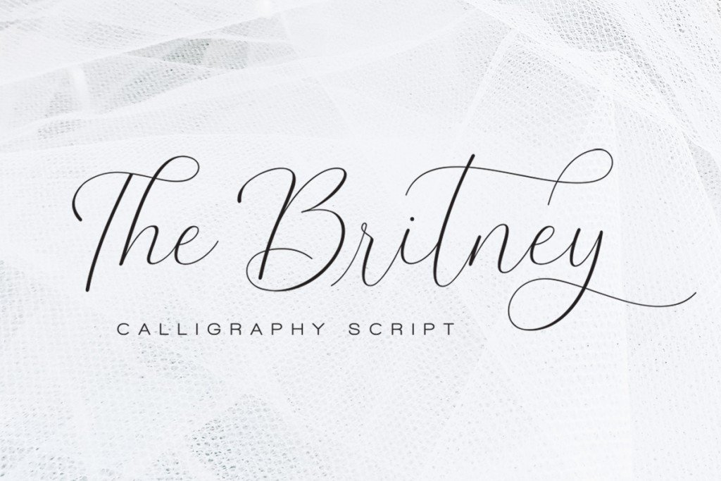 The Britney Font · 1001 Fonts