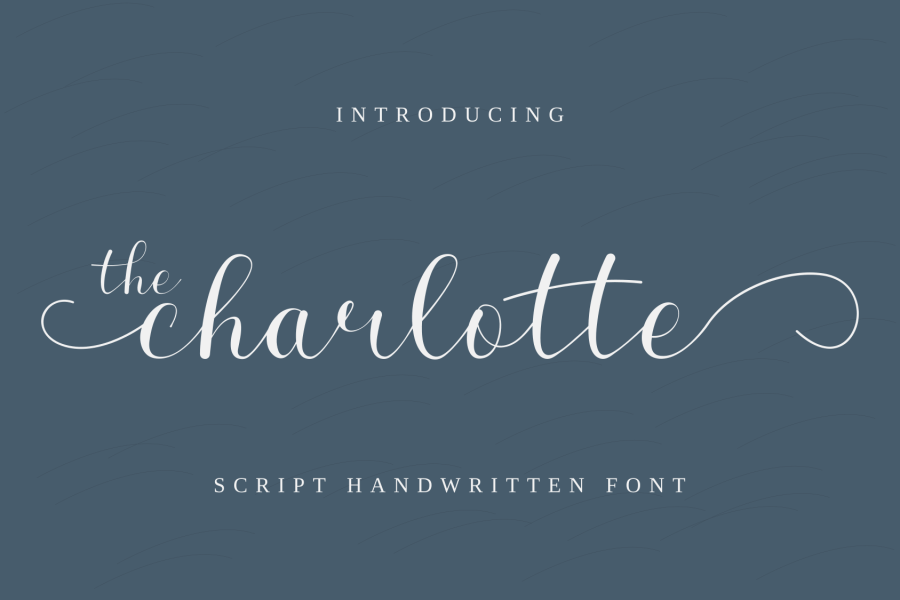 The Charlotte Font · 1001 Fonts