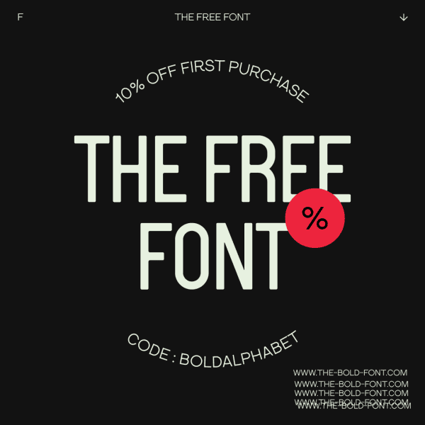 THE FREE FONT Font Family · 1001 Fonts