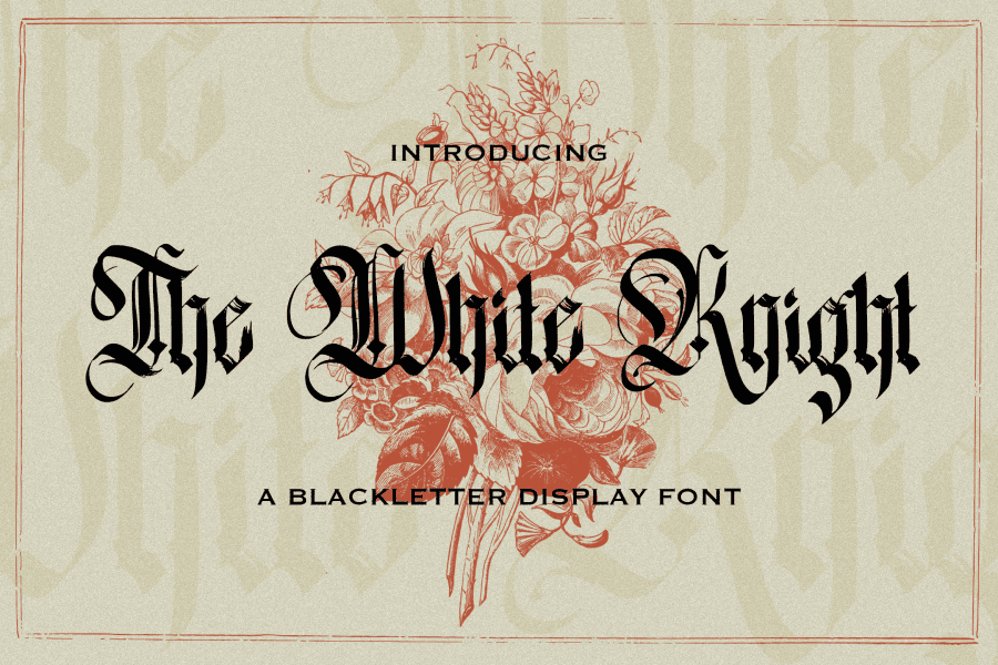 The White Knight Font · 1001 Fonts