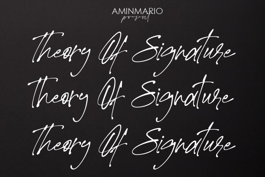 Theory Of Signature illustration 5