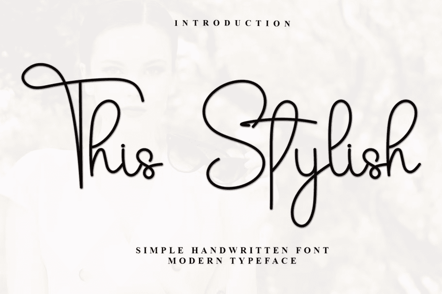 Project Stylish Font This Stylish Font · 1001 Fonts