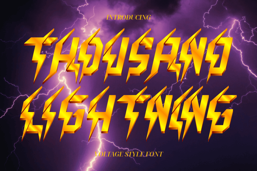 1 Free Thousand Font · 1001 Fonts