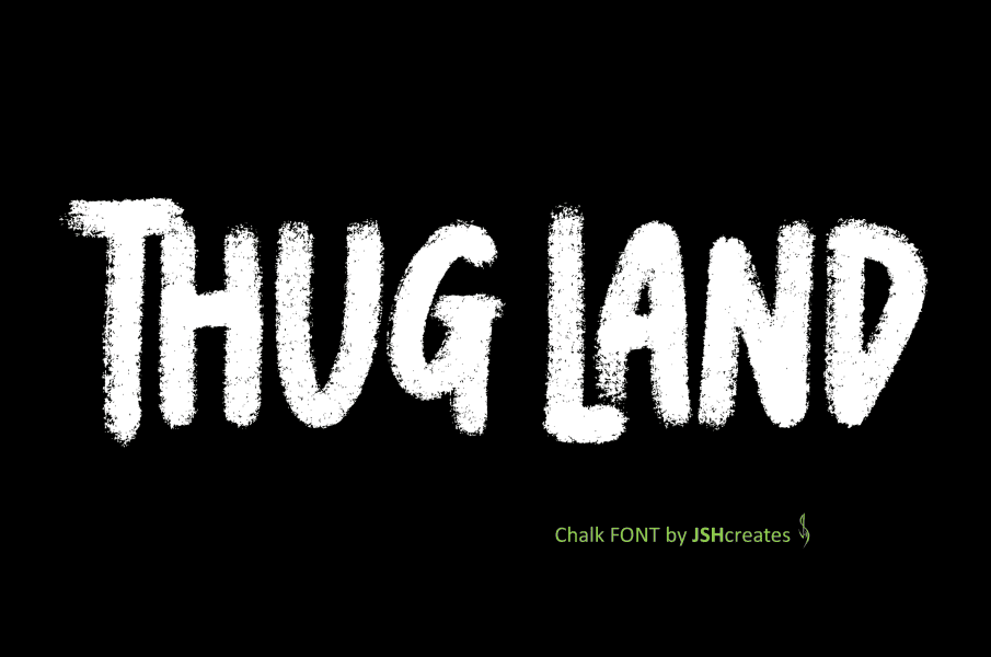 Thug Land Font · 1001 Fonts