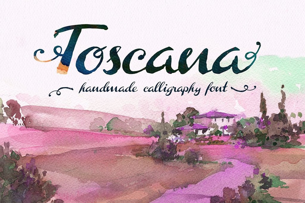 Toscana Script illustration 6
