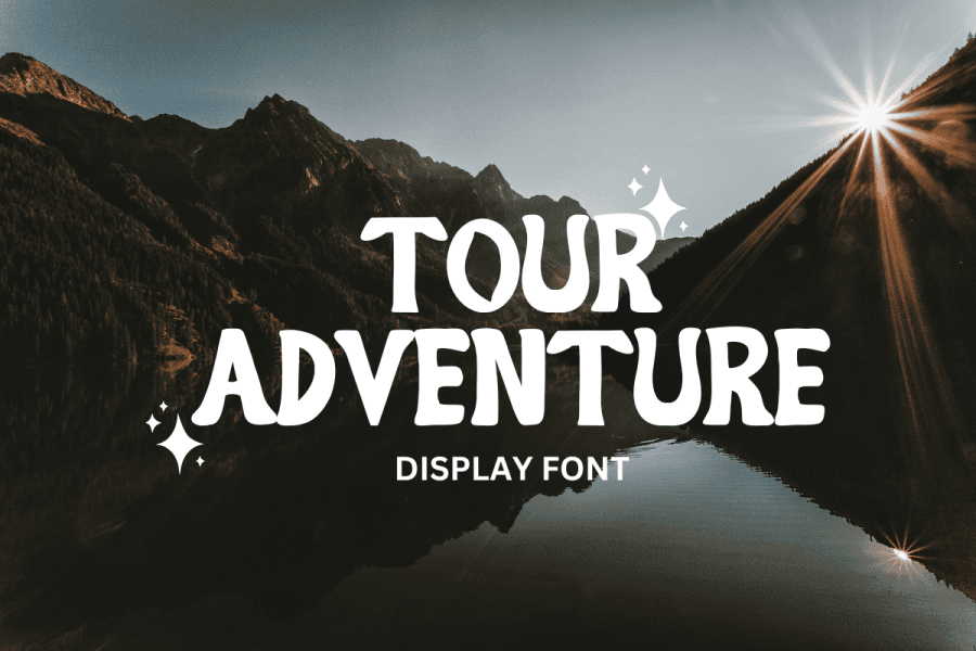 Tour Adventure Font Family · 1001 Fonts