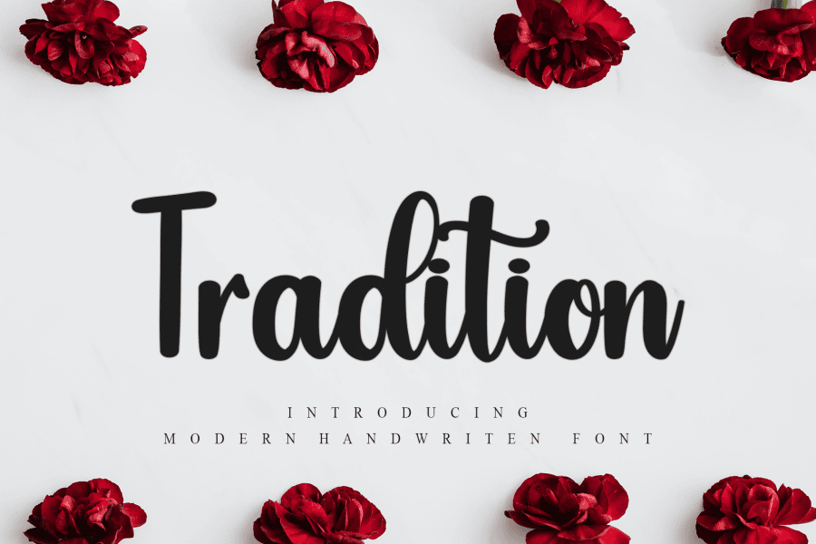 Tradition Font · 1001 Fonts