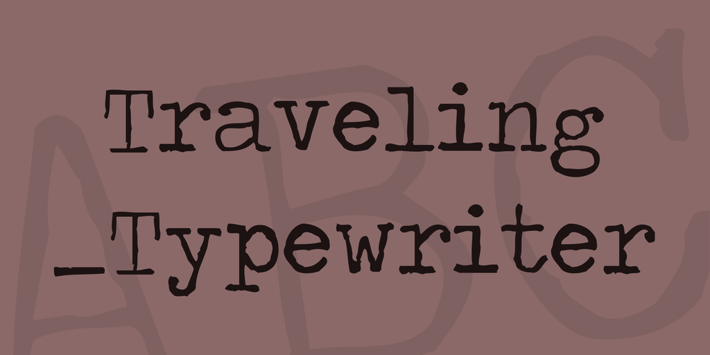 Traveling _Typewriter illustration 1