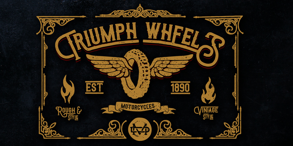 Triumph wheels rough illustration 2