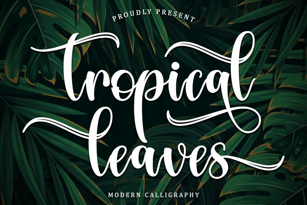 Tropical Leaves - Personal Use illustration 2