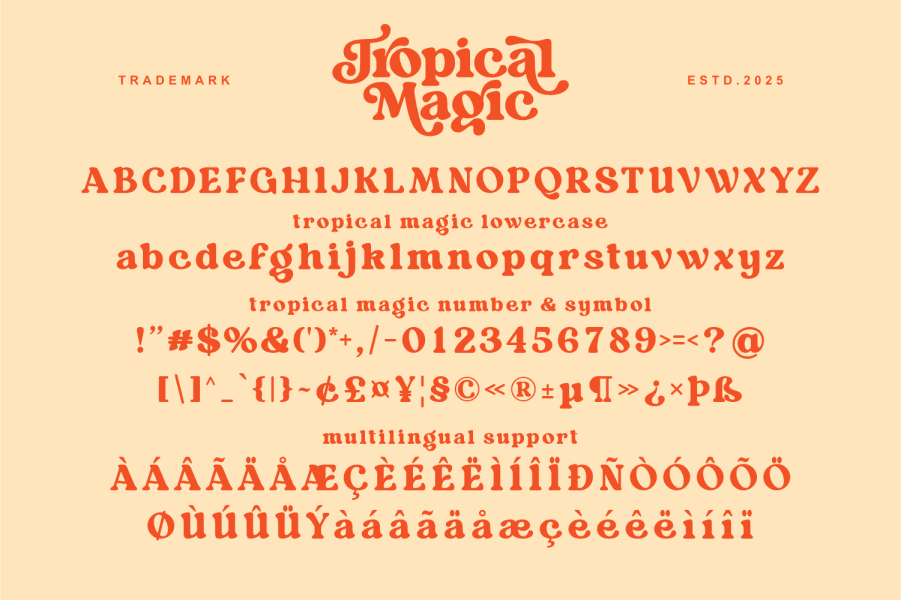 Tropical Magic Font · 1001 Fonts
