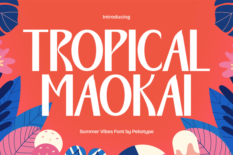 英語版  Tropical Tropical Fonts 1001 · Font Maokai マジック：ザ・ギャザリング