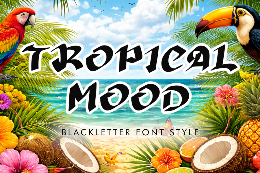 Tropical Mood Demo Font · 1001 Fonts