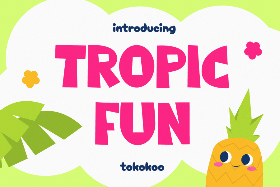 7 Free Party, Cute, Bright Fonts · 1001 Fonts