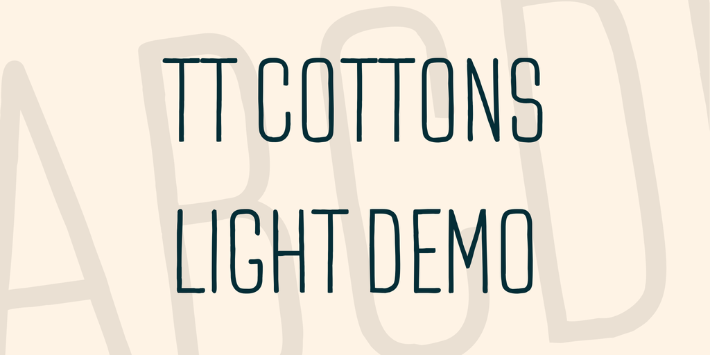 TT Cottons Light DEMO illustration 1