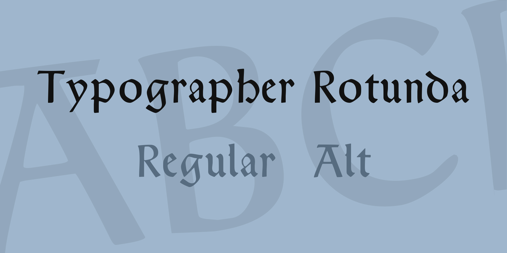 Typographer Rotunda illustration 1