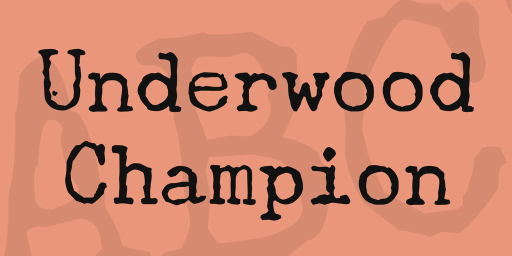 Underwood Champion illustration 2
