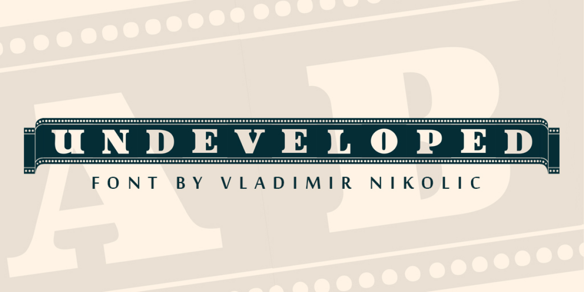 Undeveloped Font Family · 1001 Fonts