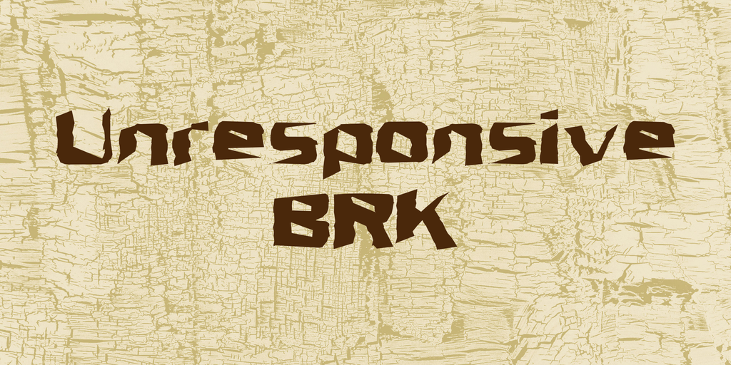 Unresponsive BRK illustration 1