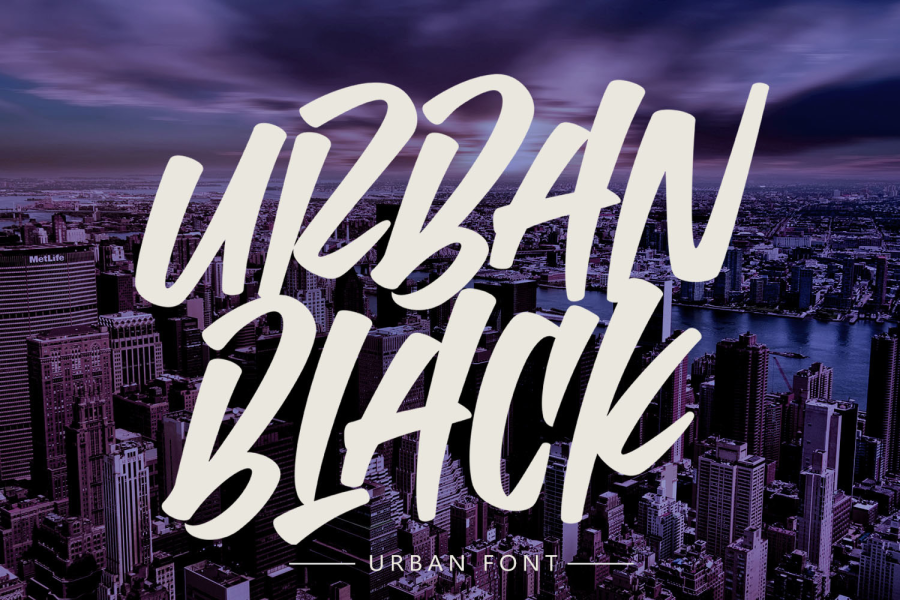 Urban Black Font · 1001 Fonts