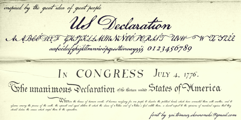 US Declaration illustration 1