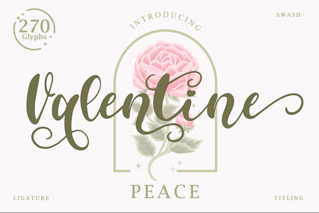 Valentine Peace - Personal Use illustration 2