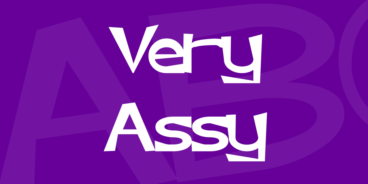 Very Assy Font · 1001 Fonts