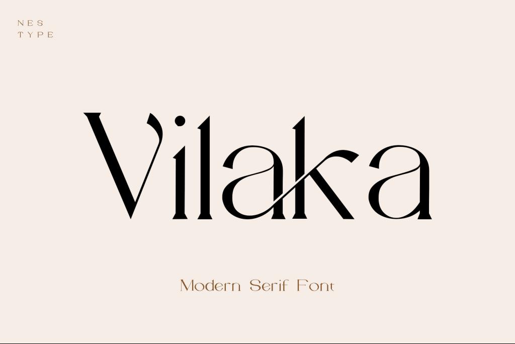 Vilaka Modern Serif Font Demo! illustration 2
