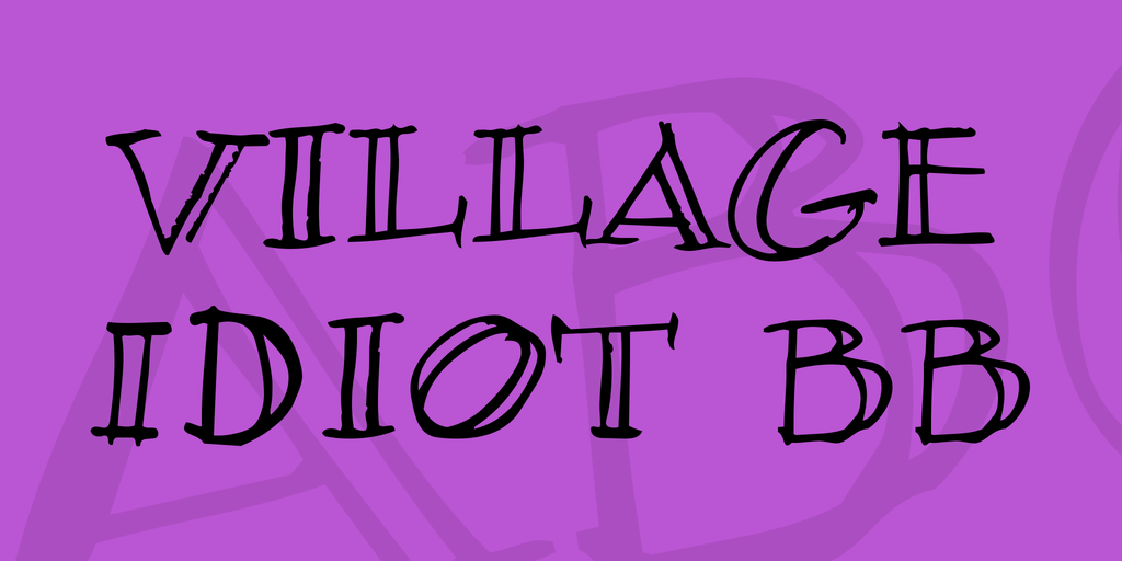 Village Idiot BB illustration 1