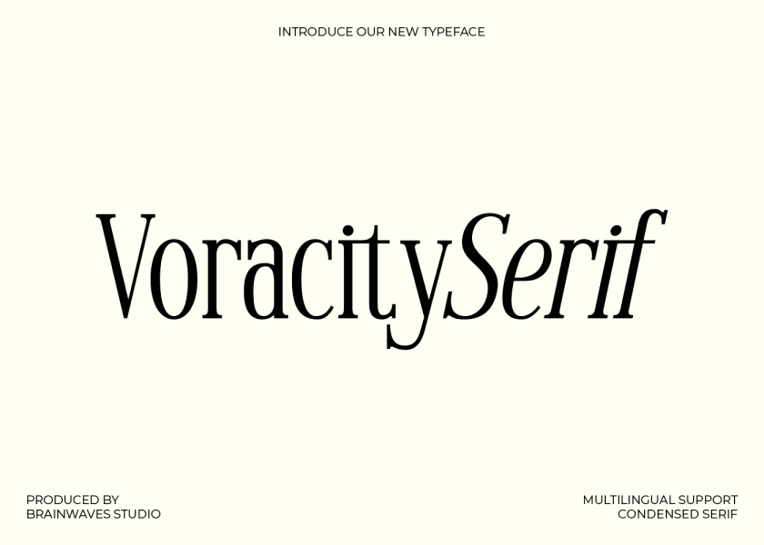 Voracity VORACITY DEMO Font · 1001 Fonts