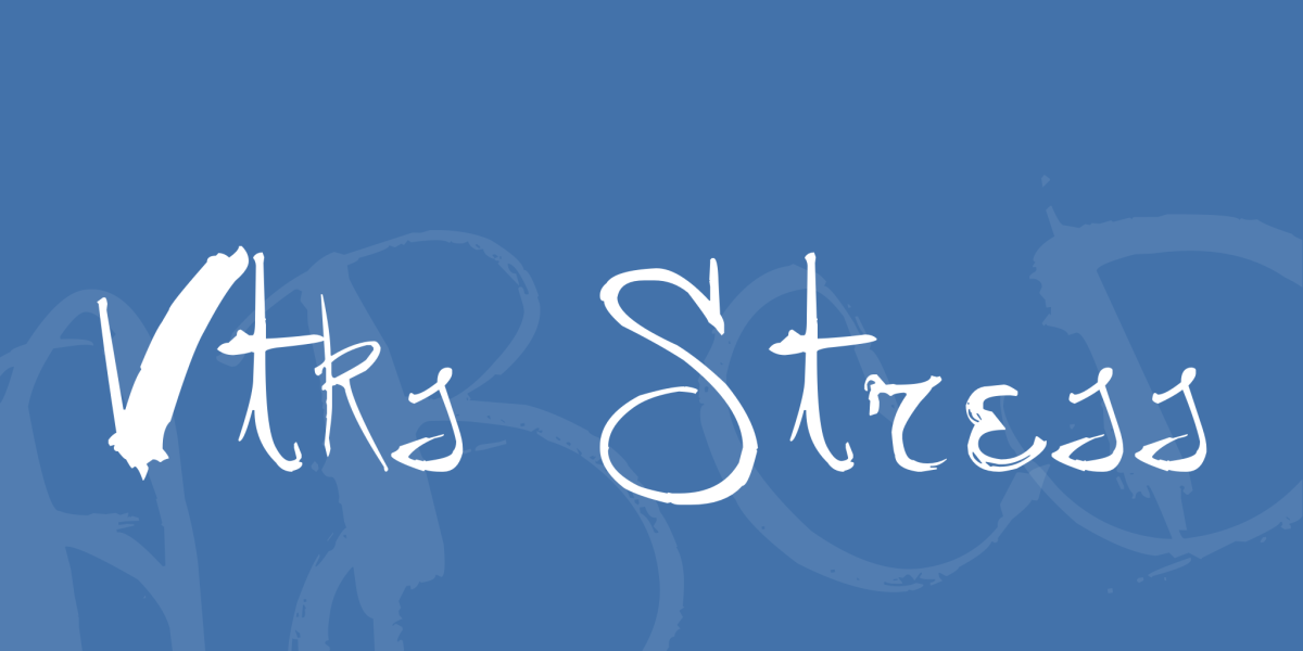 Stressed Text Vtks Stress Font · 1001 Fonts
