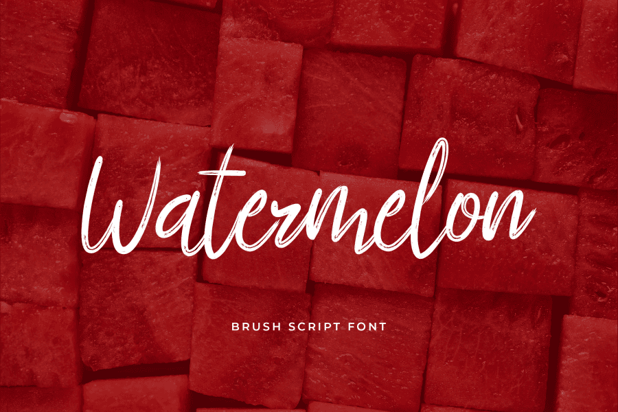 Watermelon Font · 1001 Fonts