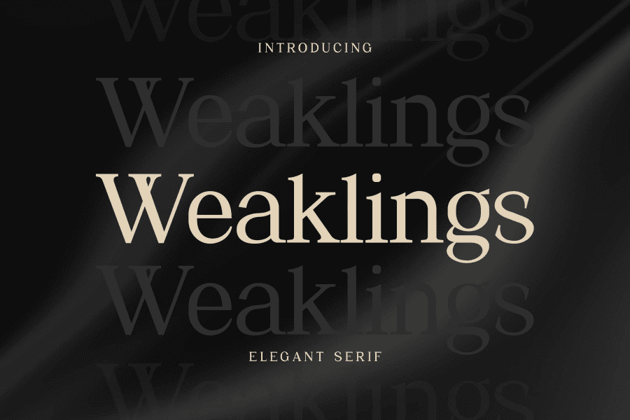 Weak Lettering Weaklings Font · 1001 Fonts