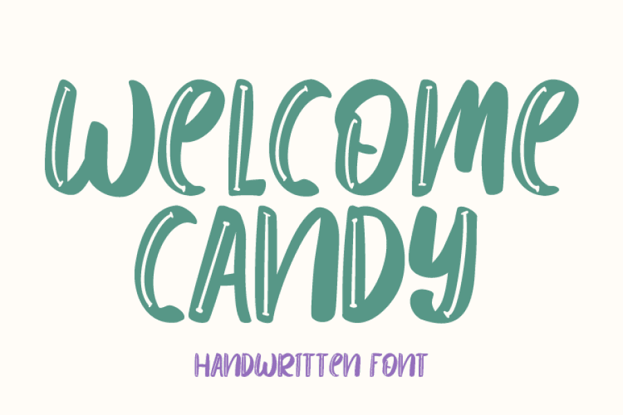 Welcome Candy Font · 1001 Fonts