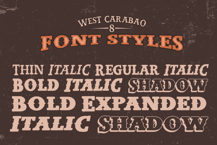 West Carabao Font · 1001 Fonts