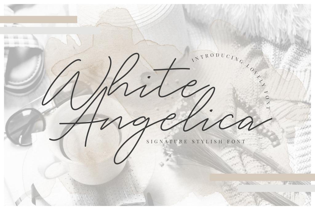 White Angelica illustration 6