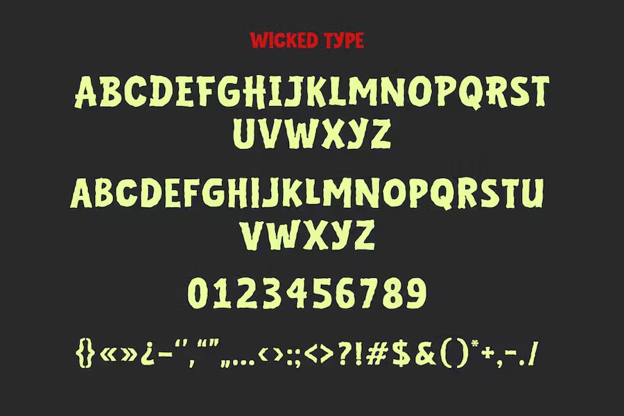Wicked Type illustration 3