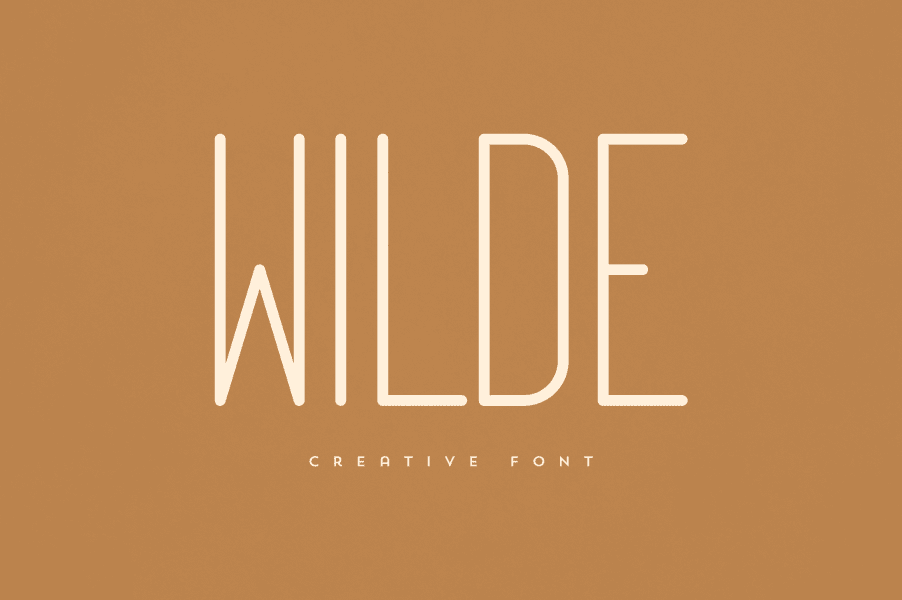 Wilde Font · 1001 Fonts Wilde Font · 1001 Fonts