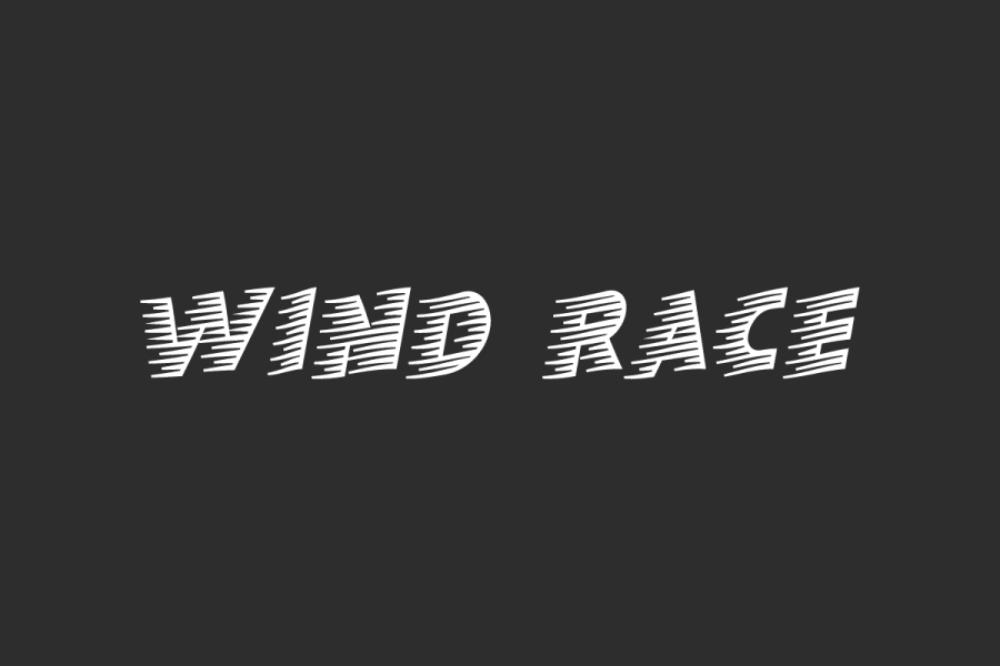Windy Cursive 5 Free Wind Fonts · 1001 Fonts